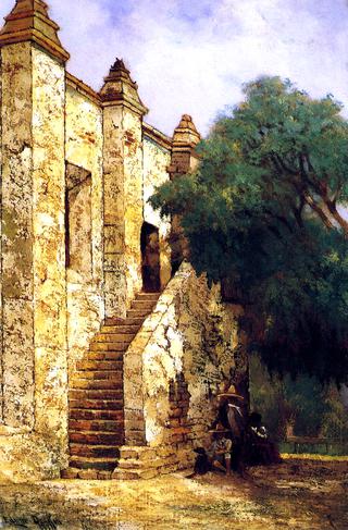 The Stairway, Mission San Gabriel, California