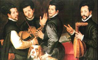 Portrait of the Four Monaldini Brothers