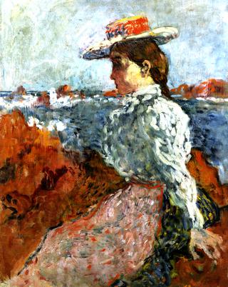 Woman Seated on the Rocks