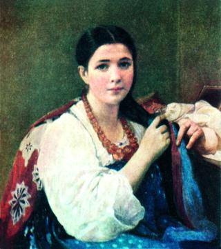 A Girl Braiding a Plait