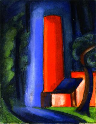 Red Smokestack