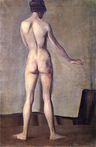 Full Length Female Nude, Rear View
