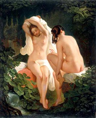 Two Female Bathers