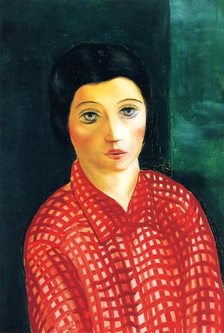 Woman in a Red Blouse