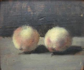 Still-Life with Two Peaches