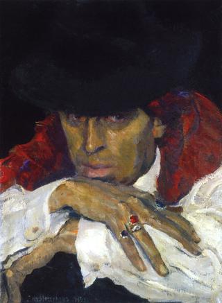 阿列克谢·内斯特罗夫身着西班牙服装的肖像