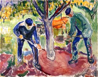 Workers in the Garden