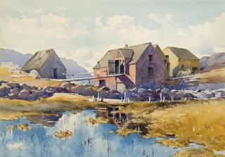 Trefethren Barn, Starling Fish Houses, Monhegan Village