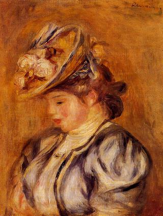 Girl in a Flowery Hat