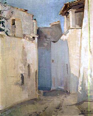 Calle de pueblo