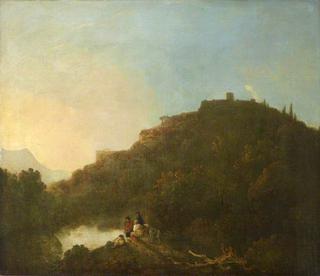 Landscape with a Castle and a Lake