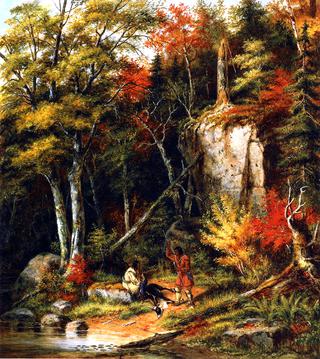 Indian Hunters on the St. Maurice River