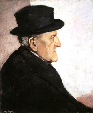 Portrait of Man in Black Hat