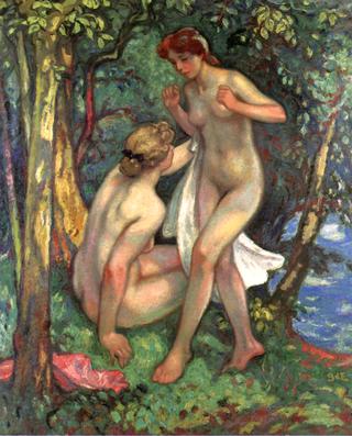 Two Bathers