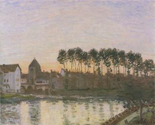 Sunset at Moret