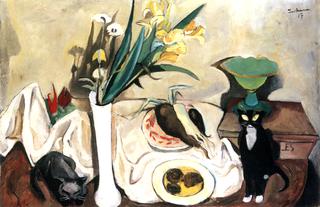 Still Life with Cats