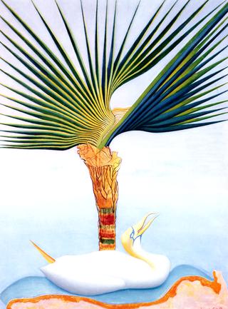Palm Tree and Bird
