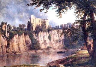 Chepstow Castle from the Gloucester Side of the Ruin