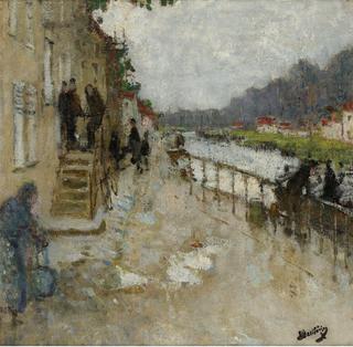 Bank of the Channel at Saint-Mammes