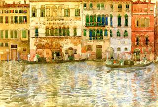 Venetian Palaces on The Grand Canal