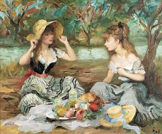 Two Sisters on a Picnic