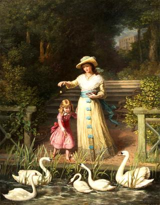 Feeding the Swans