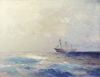 Sailing Ship at Sea