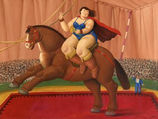 Circus Woman on a Horse