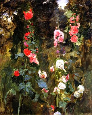 Hollyhocks, Isle of Shoals