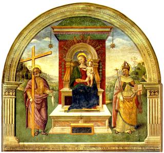 Madonna and Child with Saints Peter and Bonaventure