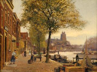 Dutch canal scene