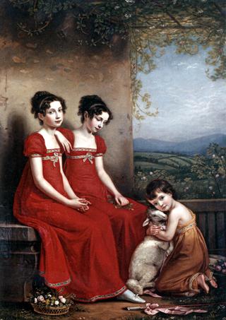 Portrait of the Elisabeth, Amalie and Maximiliane of Bavaria