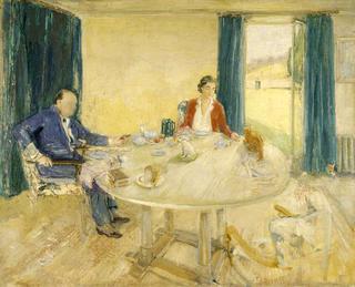 Study for 'Breakfast at Chartwell' II