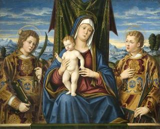 The Virgin and Child with Saints Stephen and Lawrence