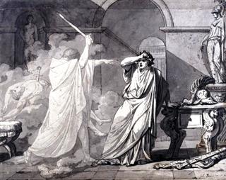 The Ghost of Septimus Severus Appearing to Caracalla, after the Murder of his Brother Geta