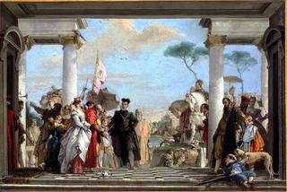 The Arrival of Henry III at the Villa Contarini (sketch)
