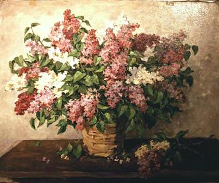 Lilacs in a Basket