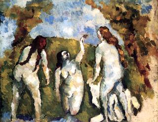 Three Bathers (after Cézanne)