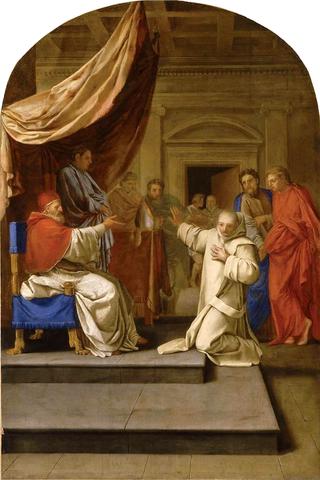 Life of Saint Bruno, Saint Bruno Refusing the Archbishopric of Reggio Offered to Him by Urban II