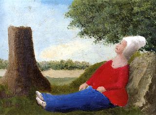 Peasant Woman Resting under a Tree