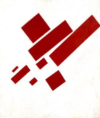 Suprematist Painting. Eight Red Rectangles