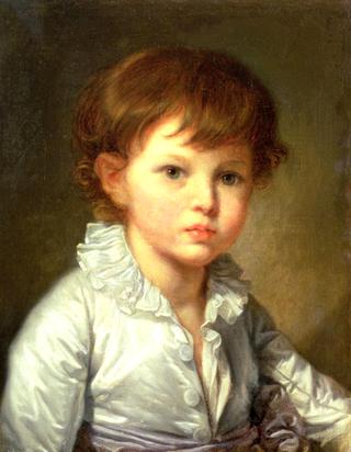 斯特罗加诺夫伯爵小时候的画像