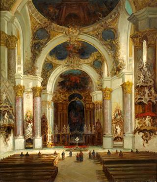 Interior of a Baroque Church