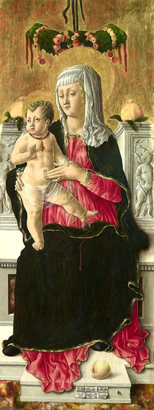 The Virgin and Child Enthroned