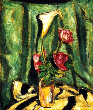 Still LIfe with Calla Lily and Roses