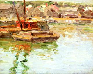 Barge at Dock