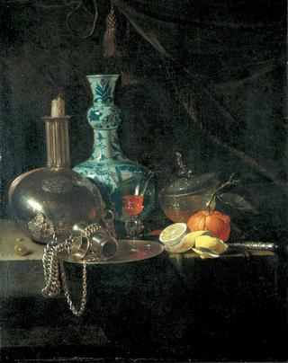 Still Life with a Pilgrim Flask