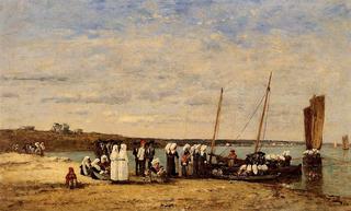 Fishermen of Kerhor Receiving a Blessing at Plougastel