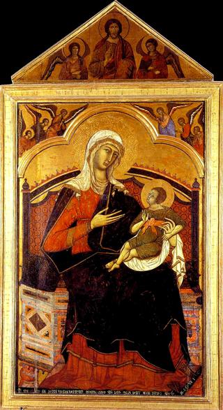 Virgin and Christ Child Enthroned