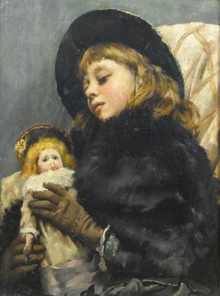 Girl with doll